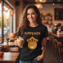 Funny Queen Pumpkin Pun Couple Halloween Costume