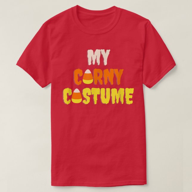 Funny Quick Candy Corn Costume  T Shirt (Design framsida)