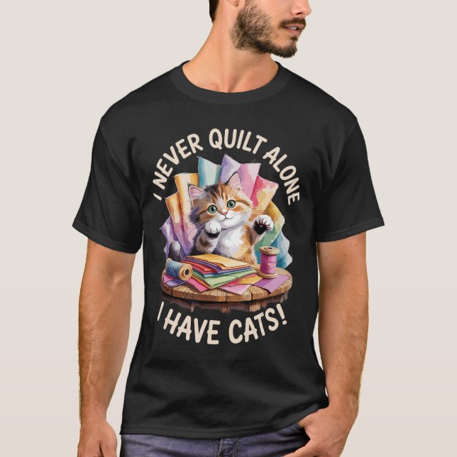 Funny Quilting Art for Men Women Quilt Lover Sewin T Shirt (Framsida)
