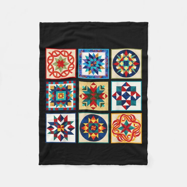 Funny Quilting Sewing Make A Quilt Patterns Quilte Fleecefilt (Framsidan)