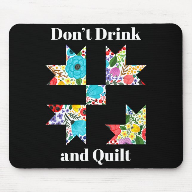 Funny Quilting Sewing Quilt Quilter Gift  Musmatta (Framsidan)
