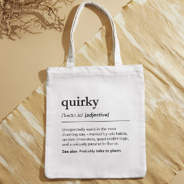 Funny Quirky Definition Friend Gift  Tygkasse