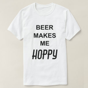 Funny Quote BEER GER MIG HOPPY Tröja