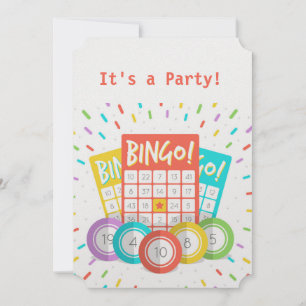 Funny Quote Bingo Theme Birthday Anpassningsbar In Inbjudningar