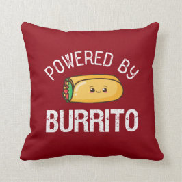 Funny Quote Burrito och Mexikansk Food Älskare Kudde