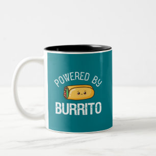 Funny Quote Burrito och Mexikansk Food Älskare Två-Tonad Mugg