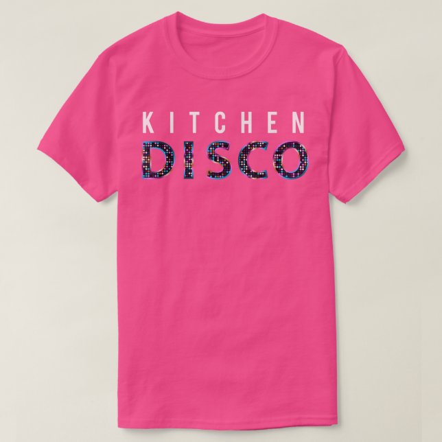 Funny Quote Cooking Älskare köksdisco T Shirt (Design framsida)