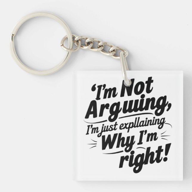 Funny Quote Design – I'm Not Arguing, I'm Just Exp (Framsidan)