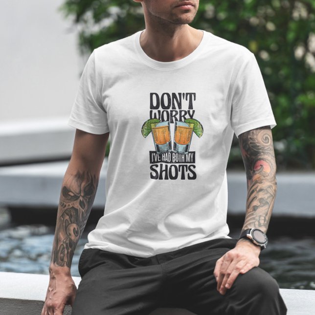 Funny Quote Drinking Vaccine T Shirt (Skapare uppladdad)