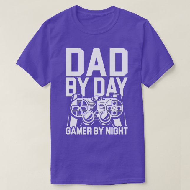 Funny Quote Gamer Pappa T Shirt (Design framsida)
