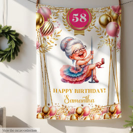 Funny Quote Grandma Blanket Personlig Gift Fleecefilt