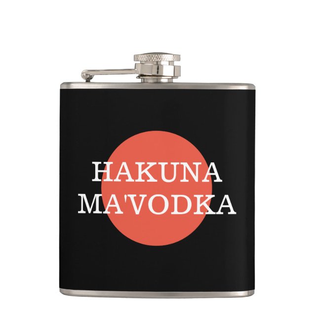 Funny Quote Hakuna Morsa'Vodka Drinking Parody Fickplunta (Framsidan)