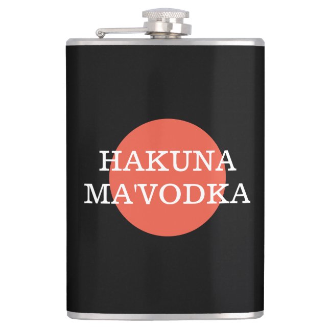 Funny Quote Hakuna Morsa'Vodka Drinking Parody Fickplunta (Framsidan)