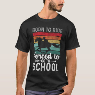 Funny Quote häst Ride Horse Forcedo Goo Schoo fri T Shirt