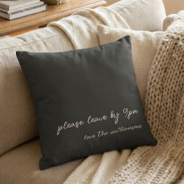 Funny Quote Introvert Humor Custom Black White Kudde