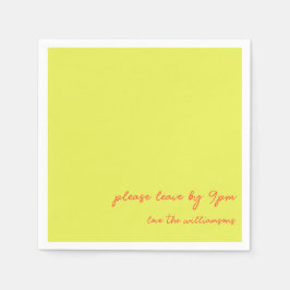 Funny Quote Introvert Humor Custom Chartreuse Pappersservett