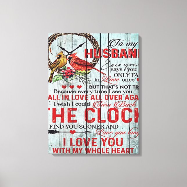 Funny Quotes To Husband | Gift For Man | Canvastryck (Framsida)