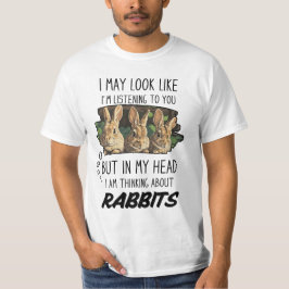 Funny Rabbit Älskare T Shirt