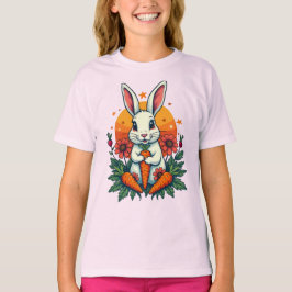Funny Rabbit Älskare Vår Retro T Shirt