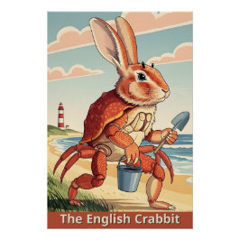 Funny rabbit spoof perfect poster