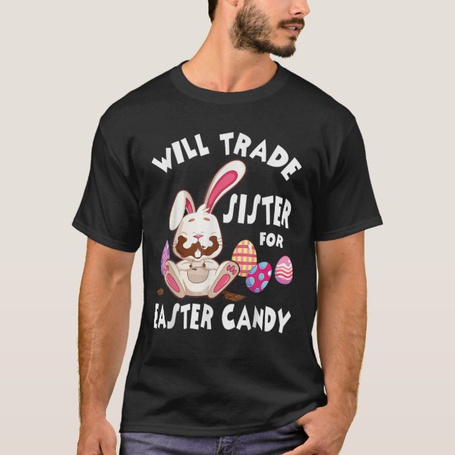 Funny Rabbit T Sister Nurse Egg Candy Tee (Framsida)