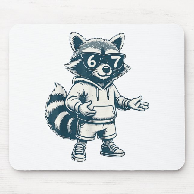 Funny Raccoon 67 Meme Six Seven  Musmatta (Framsidan)