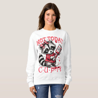 Funny Raccoon Alla hjärtans dag Sweatshirt T Shirt