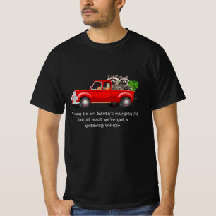 Funny Raccoon Animal jul Shirt T