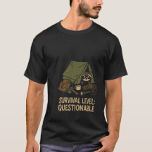 Funny Raccoon Camping Humor Gift