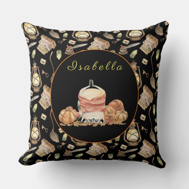 Funny Raccoon Customize Text, Färg 20"X20" Kudde (Framsida)