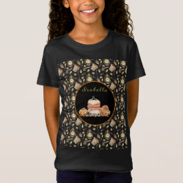 Funny Raccoon Customize Text och Färg T Shirt