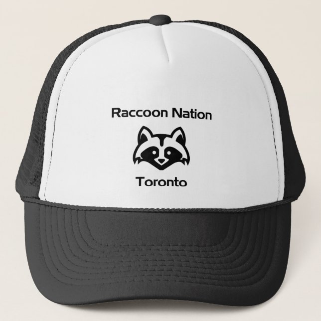 Funny Raccoon Nation Toronto Light-Monotone Keps (Framsida)