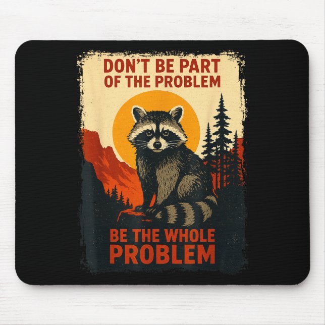 Funny Raccoon Nature Wildlife Outdoor Graphic Sarc Musmatta (Framsidan)