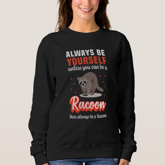 Funny Racoon - Raccoon Halloween Costume T Shirt (Framsida)