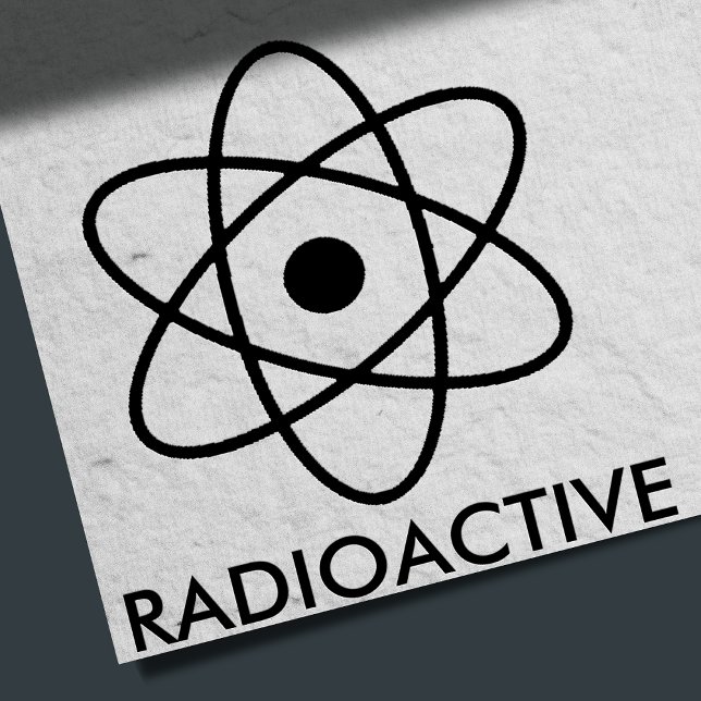 Funny radioaktiv Novelty Stämpel (Skapare uppladdad)