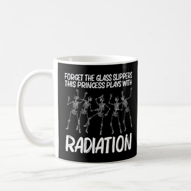 Funny radiologi för kvinnor Mamma Skeleton X- Ray  Kaffemugg (Vänster)