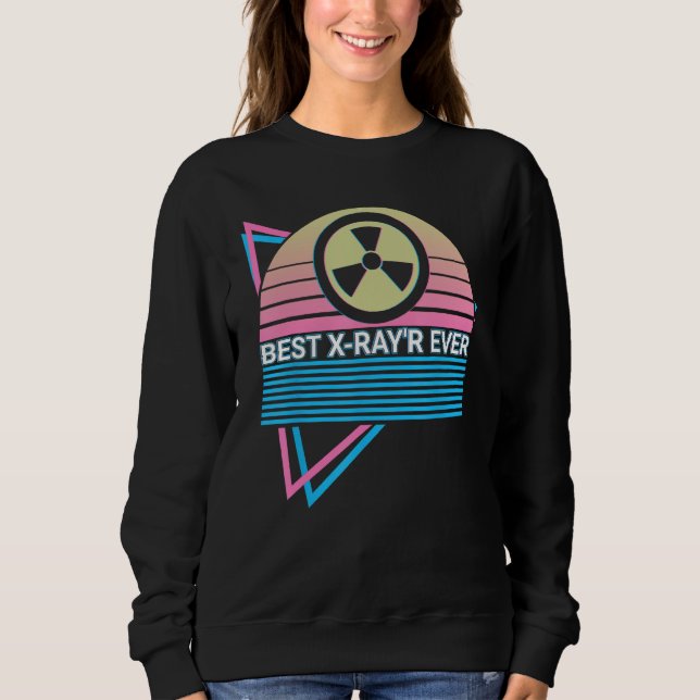 Funny Radiology Radiologist Retro Best X-Ray'r Eve T Shirt (Framsida)