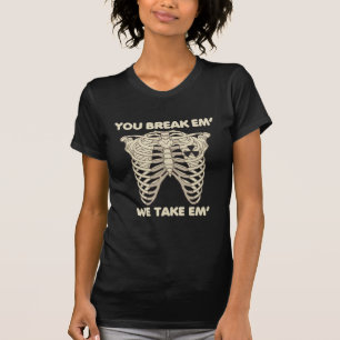 Funny Radiology Xray Skeleton Rad Technolog T Shirt