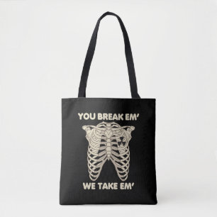 Funny Radiology Xray Skeleton Rad Technolog Tygkasse