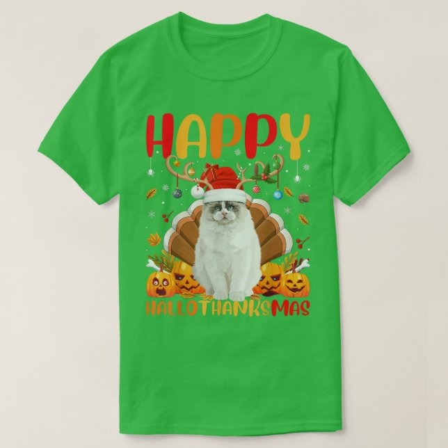 Funny Ragdoll Hund älskare Lycklig Ragdoll HelloTa T Shirt (Design framsida)