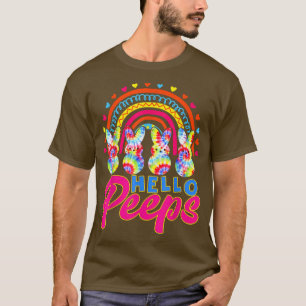 Funny Rainbow Bunnies Hej Påsk Tie Dye Lycklig E T Shirt