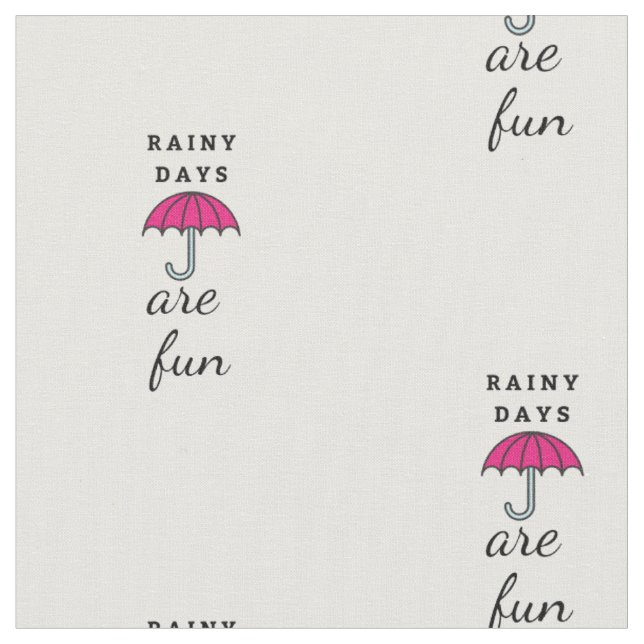 Funny Rainy Day Quote Tyg (Närbild)