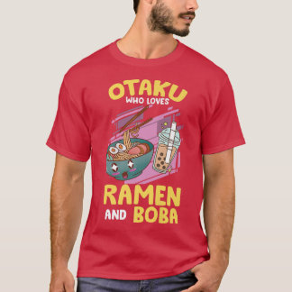 Funny Ramen och Boba Älskare - Kawaii Bubble Tea R T Shirt