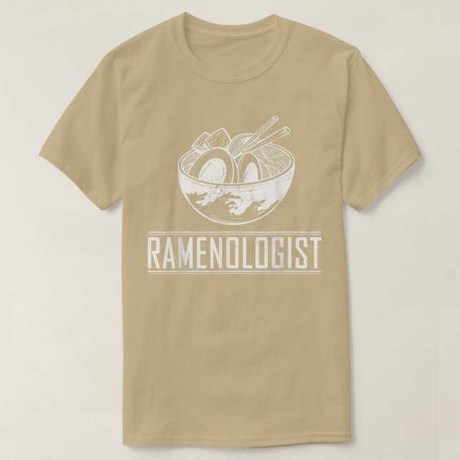 Funny Ramenolog - Ramen T Shirt (Design framsida)
