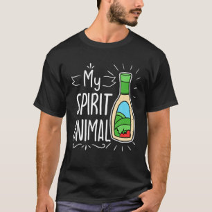 Funny Ranch Dressing Älskare Spirit Animal Gag Gif T Shirt