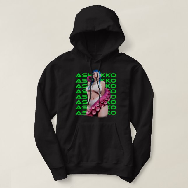 Funny Rapper ArtWork Pop Singer Stupid Best Selli Hoodie (Design framsida)