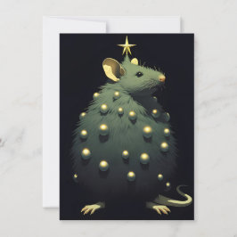 Funny Rat Christmas Cards Julkort