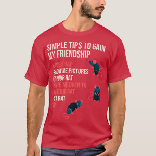 Funny Råtta Älskare T Shirt