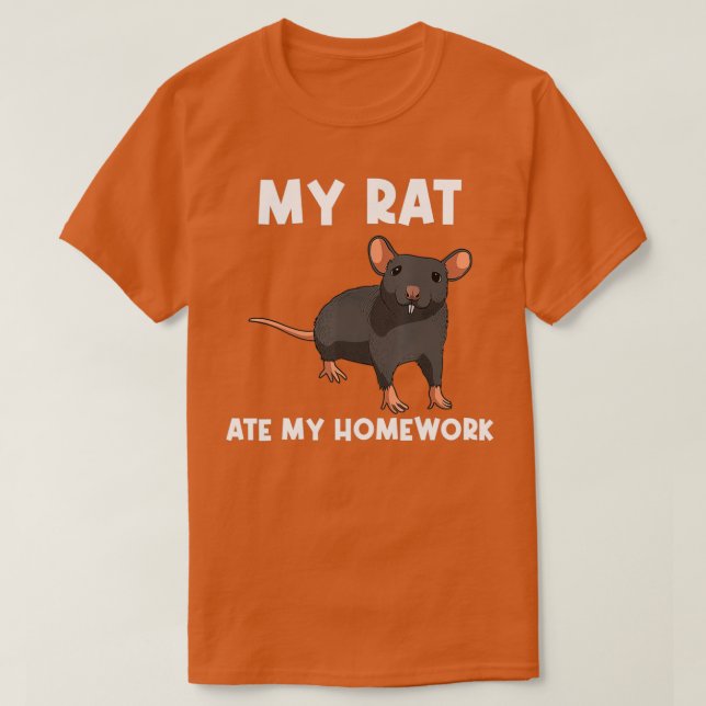 Funny Råtta Gift För barn Boys Girls Street Mouse  T Shirt (Design framsida)