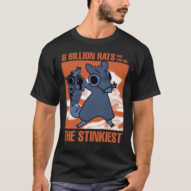 Funny råtta meme t shirt (Framsida)